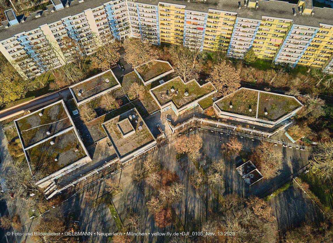 13.11.2020 - die Abrissbaustelle Quiddezentrum in Neuperlach